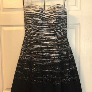 Strapless cotton dress